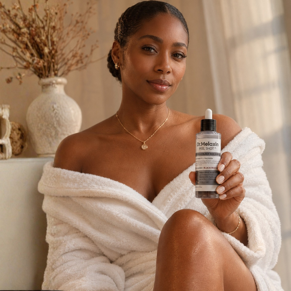 Exfoliant pour le corps au riz noir