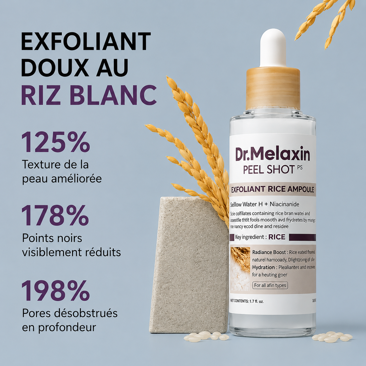 Exfoliant au riz : Élimine tes imperfections et lisse ta peau